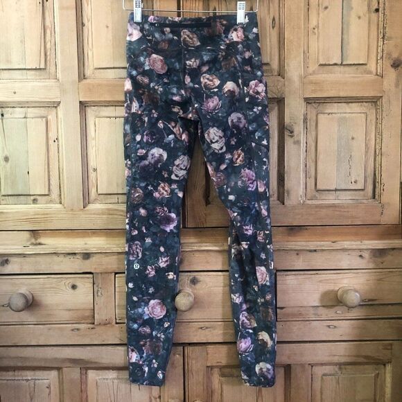 Lululemon 4 Floral Print Speed Up Tight 28" Leggings - Picture 6 of 6